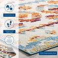 thumbnail image 2 of Modway Reflect Distressed Contemporary Abstract Diamond Moroccan Trellis 8x10 Indoor and Outdoor Area Rug, 8 ft x 10 ft, Takara/Multicolored, 2 of 2