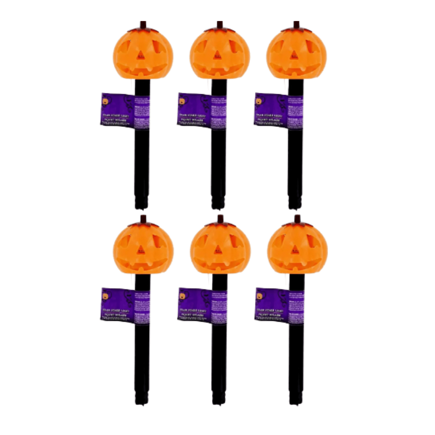 Greenbrier International Halloween Jack O' Lanterns Spooky Solar Stake