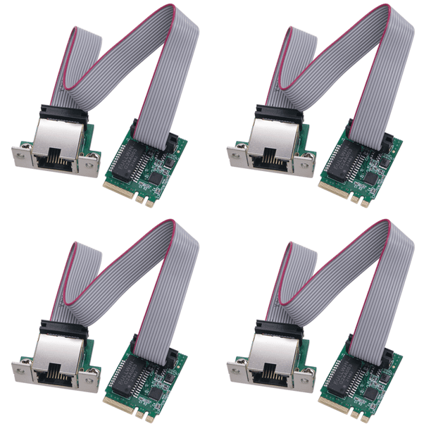 Tarjeta Red M.2 10/100/1000Mbps A+E A Gigabit Ethernet para PC Escritorio