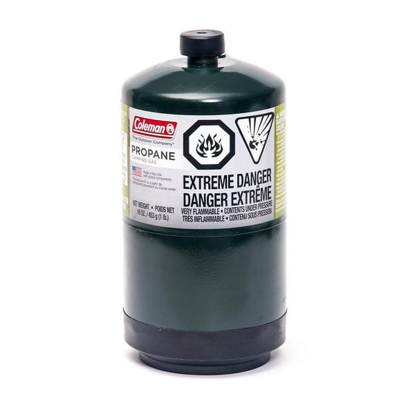Coleman Propane Camping Gas Cylinder, 1 LB Propane Cylinder