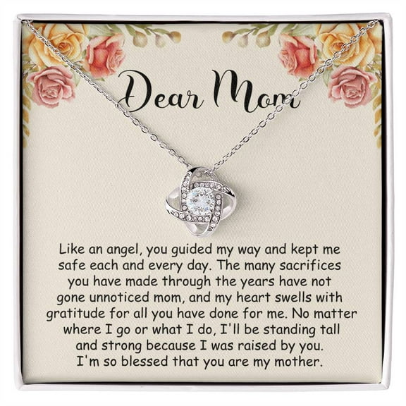 To My Mom Necklace, Mother Day Gift From Son, Christmas Gift For Mom, Best Mom Gifts, Birthday Gifts for Mom