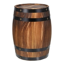 Melantax Wooden wine barrel decoration wine barrel ornaments retro wine barrel photo props bar landscape decoration