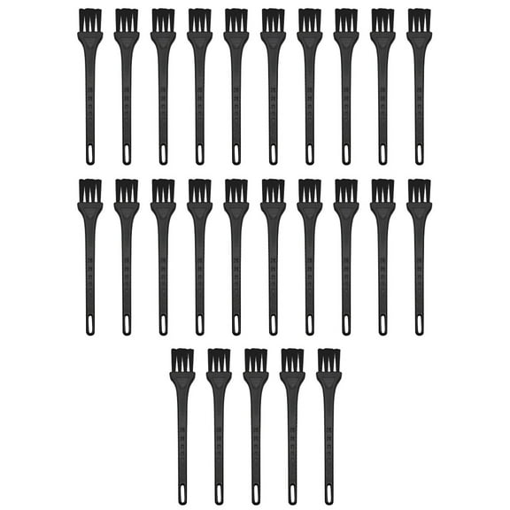 Yardwe 25Pcs Multipurpose Plastic Cleaning Tool for Home Electronics Keyboards Shaver and Car Dashboard Black