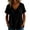 Black, variant on Cotton Linen Striped Boatneck Elegant Tops for Women Lightweight Loose Fit Elbow Sleeve Tee Trendy Outdoor Shirts for Summer