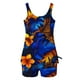 thumbnail image 5 of Trajes de baño tankini para mujer Traje de baño conservador para mujer Traje de baño estampado Plus Boyshort de dos piezas dividido Traje de baño de dos piezas para mujer, 5 of 6