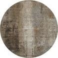 thumbnail image 2 of Addison Rugs Mayfield Premium Machine Washable Transitional Abstract Brown Round Rug, 8' x 8', 2 of 6