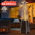 thumbnail image 6 of Pyramid Patio Heater, 48,000 BTU Outdoor Propane Patio Heater, Bronze, 6 of 6