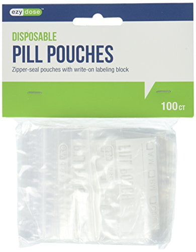 disposable pill pouches
