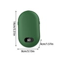 thumbnail image 2 of Rechargeable Hand Warmer, 5200mAh Double-sided Heating Portable USB Hand Warmer with LED Display, Fast Charge, for Winter Outdoor Activities, 2 of 6