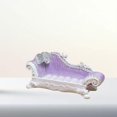 thumbnail image 1 of Sofá Largo Miniatura Perfecl 1/12 Resina y Respaldo Morado 14 x 8 x 5 cm, 1 of 8