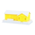 thumbnail image 2 of Colcolo 3x1:87 HO Scale Modern Miniature Building House DIY Sand Table Railway Diorama 3 Pcs, 2 of 7