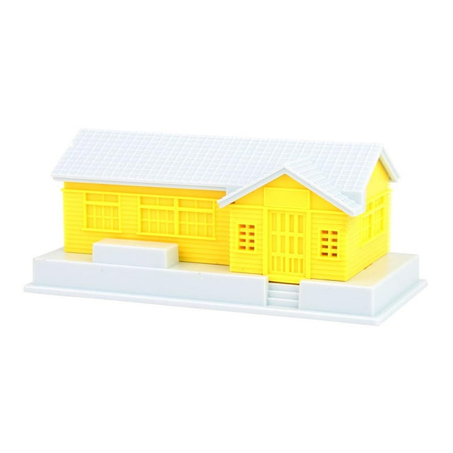 Milaget Maison miniature Moderne à l'Échelle 1:87, table de Sable diy, diorama de Chemin de Fer