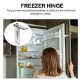 thumbnail image 3 of BRIGHTFUFU 1Set Zinc Alloy Freezer Door Pivot Hinge Silver Noise Free Rotation for Home Use, 3 of 8