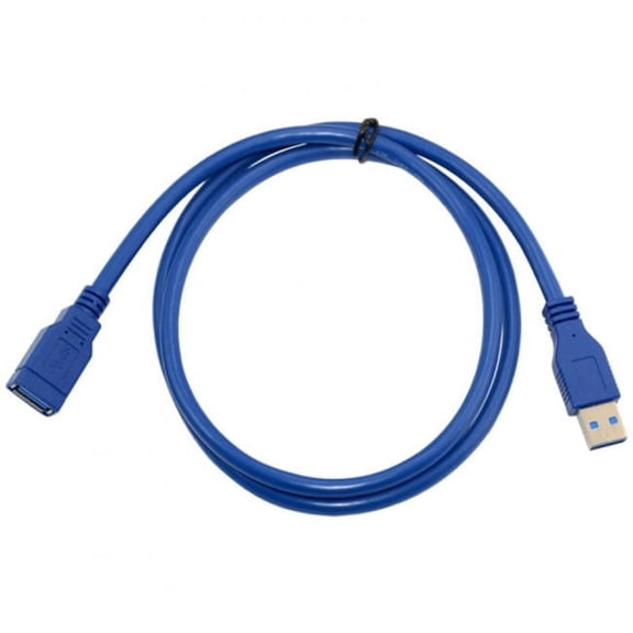 FVH USB 3.0 Type-A Male to Female Extension 1.0M Cable Blue 100cm