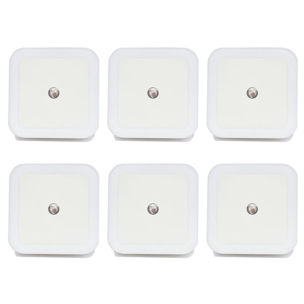 Con luz de noche pequeña de inducción con control de luz inteligente, luz de noche LED con sensor, sensor de anochecer a amanecer