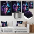 thumbnail image 4 of Designart "Cosmic Explorers Astronauts II" Space Metal Art Living Room, 4 of 5