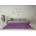 thumbnail image 3 of Ahgly Company Indoor Square Abstract Purple Modern Area Rugs, 8' Square, 3 of 4