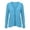 Blue, variant on Womens Open Front Cardigan with Pockets Long Sleeve Everyday Casual Knit Sweater Simple Lightweight Layering Essential Deep Side Pockets