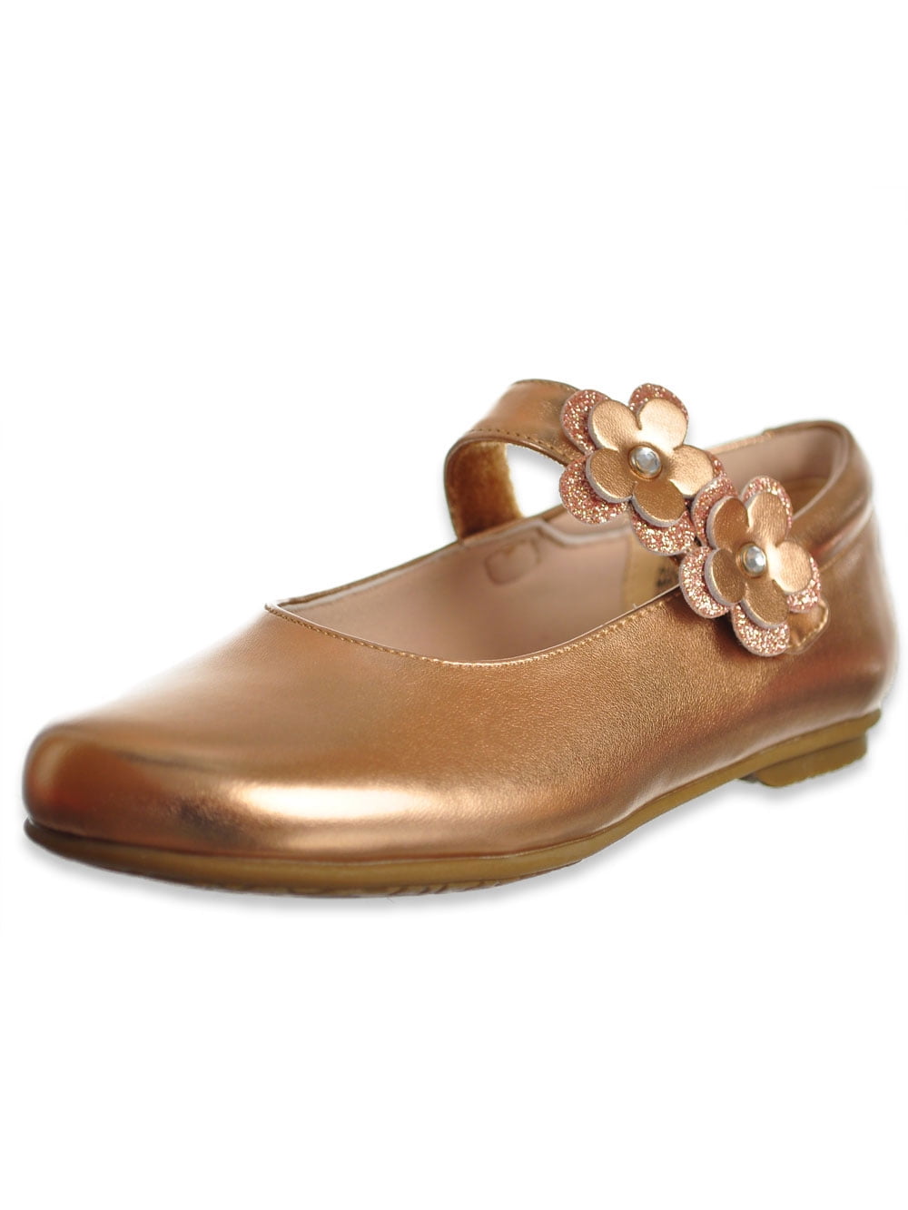 rose gold patent shoes