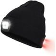 thumbnail image 1 of Unisex Beanie Hat with Light, USB Rechargeable Hands Free LED Headlamp Cap, 1 of 4