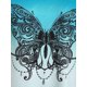 thumbnail image 3 of Tallas grandes Impresión de mariposa Ombre Tee Rosegal Camisetas tallas grandes, 3 of 5