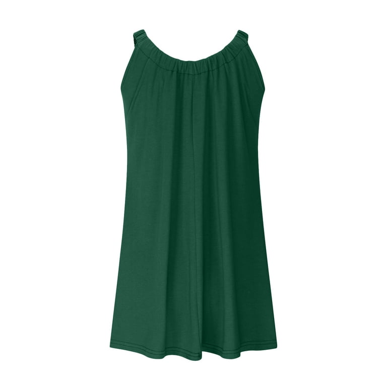 Bigersell Tank Dress for Women Summer Sleeveless Tank Dresses