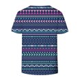 thumbnail image 5 of Summer Savings Clearance 2023! TAGOLD Womens Summer Tops,Fashion Women's Summer Round-Neck Short Sleeve Print Casual T-shirt Blouse, 5 of 5