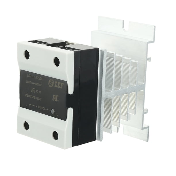 Compuesto térmico Relé de estado sólido + Disipador de calor 25A 3-32VDC a 24-440AC SSR
