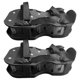 thumbnail image 2 of Zapatos aireadores de césped, aireador de jardín, herramienta de jardinería para el cuidado del césped, sandalias de aireación de césped con correas ajustables, zapatos para uñas Negro, 2 of 8