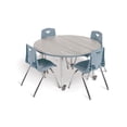 thumbnail image 5 of Berries Round Activity Table - 36 inch Diameter, A-height - Driftwood Gray/Key Lime/Gray, 5 of 6