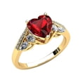 thumbnail image 2 of YYKihy Women Ring Colorful Zircon Wedding Jewelry Rings Size Alloy 6-10 Gift Finger, 2 of 4