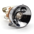 thumbnail image 4 of Electrosocket Jack Plate for Telecasters - Polished Chrome Finish + Switchcraft J11 Mono Jack, 4 of 4