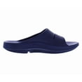 thumbnail image 2 of OOFOS OOahh Slide Lightweight Recovery Footwear Men 8 Women 10 Navy Blue, 2 of 4