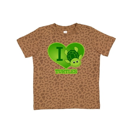

Inktastic I Love Turtles Gift Toddler Boy or Toddler Girl T-Shirt