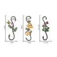 thumbnail image 5 of SPRING PARK Hand Forged Wrought Iron S Shaped Hanging Hooks for Rack, 5 of 7