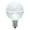 Cool White, variant on Vickerman G50 LED Purple Faceted Replacement Bulb, E17/C9 Nickel Base, 10 Bulbs per Pack.