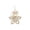 Y, variant on Toycle Hollow Metal Christmas Ornaments Golden Hanging Decor With Bow Crystal Xmas Tree Decorations For Decor C