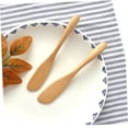 thumbnail image 3 of IFANLANDOR Cake Cream Spreader 2Pcs Wooden Butter Jam Spatula Light Brown For Kitchen Use And Food Shop, 3 of 8