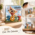 thumbnail image 3 of Chihuahua Calendar 2027, 12 Months Wall Calendar From Jan. 2027 - Dec. 2027, Cute Pet Dog Illustrations Hanging Calendar for Home & Office Decor, 3 of 7