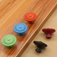 thumbnail image 4 of 4 Pcs Self-Stick Zinc Alloy Cabinet Knobs Pull Handle Minimalism Style Drawer Auxiliary Pulls Handle Helper Kitchen Sliding Door Window Wardrobe Handle Sticker Cupboard Knobs (Black), 4 of 7