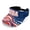 American Flag Design, variant on Chririnla Mountain Camping Design Sun Hat, Lightweight Sun Visor Cap Polyester Fabric Adjustable Strap UV Protection Sun Visor Hat for Running Tennis Golf