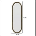 thumbnail image 2 of Iron Art Oval Retro Mirror, Antique Effect,Wall Hanging,Suitable For Living Room,Bedroom, Entrance, 2 of 6
