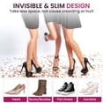thumbnail image 6 of Welnove Ball of Foot Cushion Metatarsal Pads - Non Slip Gel Heel Pads - Heel Cushions to Prevent Toe Sliding, All Day Comfort Shoe Insert Pads for High Heels, Sandals, Wedding, Party (2 Pairs Clear), 6 of 7