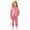 H226-Pink, variant on TOWED22 Baby Girl Clothes Fall Winter Toddler Outfits Long Sleeve Crewneck Sweatshirts Bell Bottoms Pants Girls Clothing Set,Purple,12-24 M