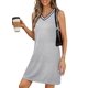 thumbnail image 1 of Vestido EVALESS casual primavera-verano con cuello en V sin mangas para mujer, 1 of 5