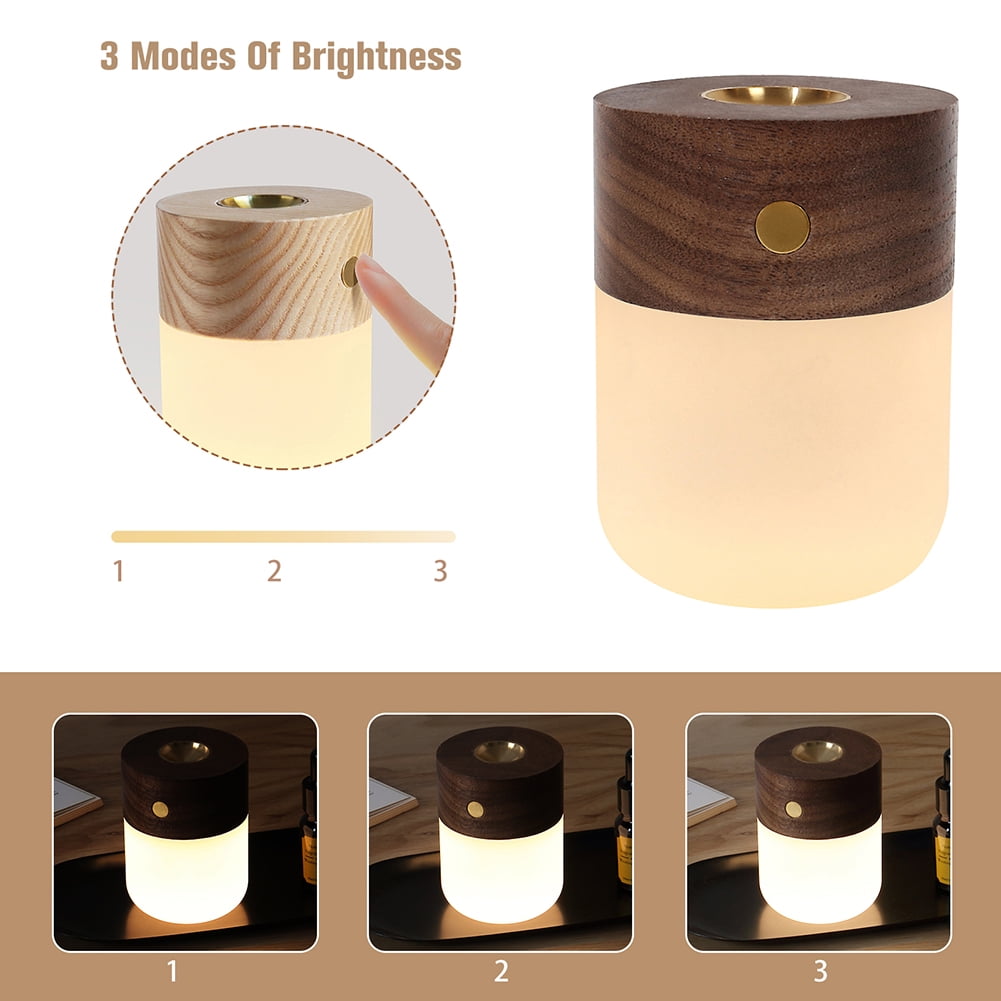 LANDGOO 2 IN 1 Aromatherapy Oils Diffuser LED Night Light USB