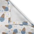 thumbnail image 6 of Ambesonne Ice Cream Valance & Curtain, Cones Summer Flavors Art, 55"x24", Pale Blue Tan and Pale Yellow, 6 of 7