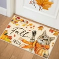 thumbnail image 4 of Kbndieu Fall Outdoor Rug, Thanksgiving Welcome Floor Mat, 16x24 Inch Front Door Mat Outdoor, Washable Rug for Front Porch Farmhouse Entryway Patio Thanksgiving Fall Autumn Kitchen Home Decor, 4 of 6