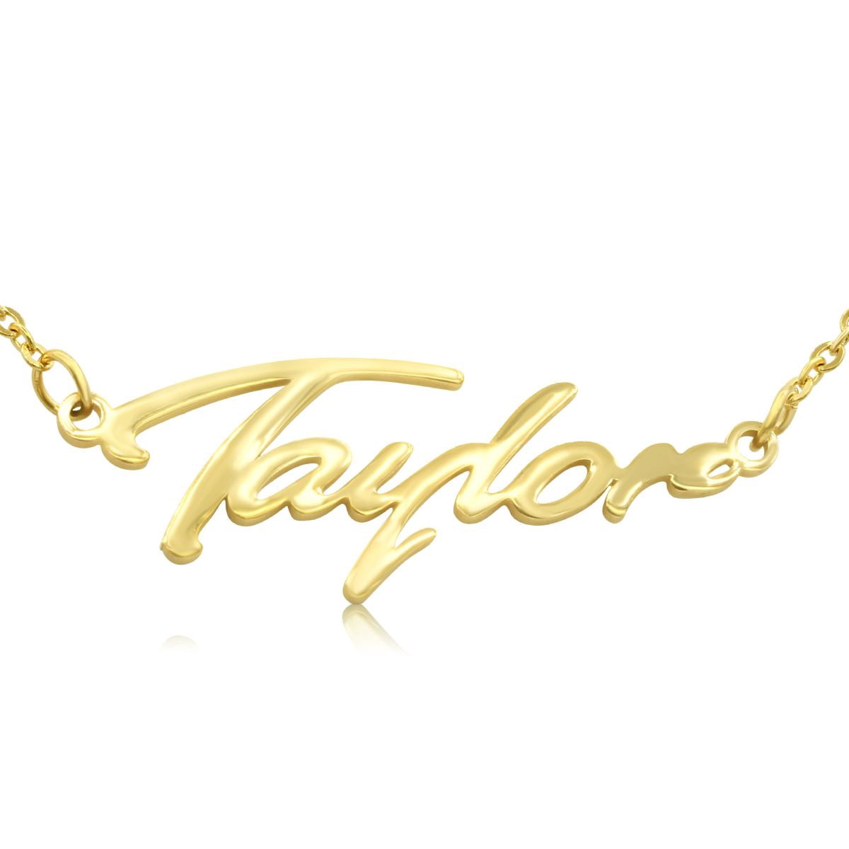 SuperJeweler Taylor Nameplate Necklace 