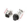 thumbnail image 5 of ZUARFY Aviation Plug Male & Female Wire Panel Metal Connector 12mm 2/3/4/5/6 Pin GX12, 5 of 19